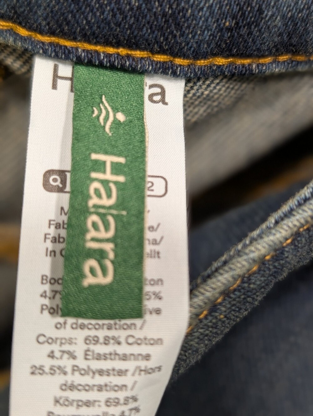 Halara Flex™ Asymmetric Low Rise Baggy Wide Leg Jeans Medium Tall NWT - Picture 9 of 9